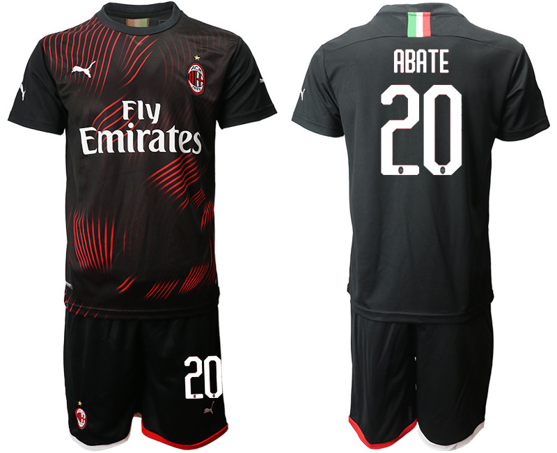 2019 20 AC Milan 20 ABATE Third Away Soccer Jersey