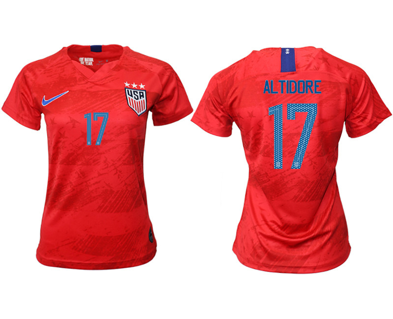 2019 20 America 17 ALTIDORE Away Women Soccer Jersey