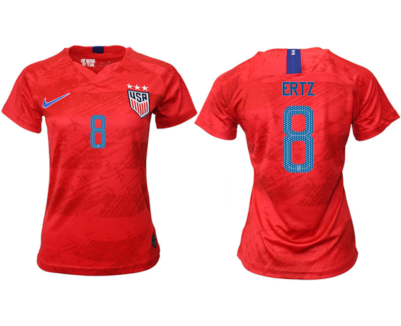 2019 20 America 8 ERTZ Away Women Soccer Jersey