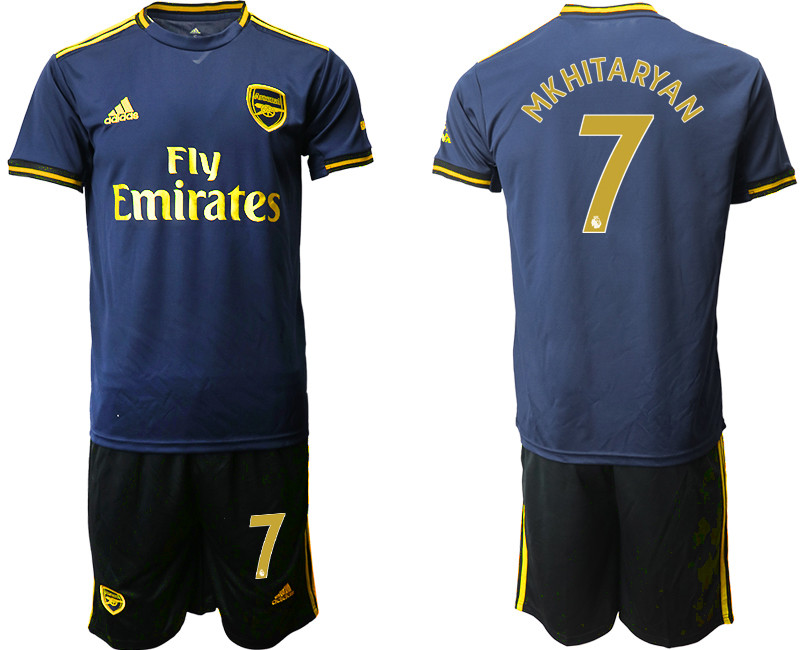 2019 20 Arsenal 7 MKHITARYAN Third Away Soccer Jersey