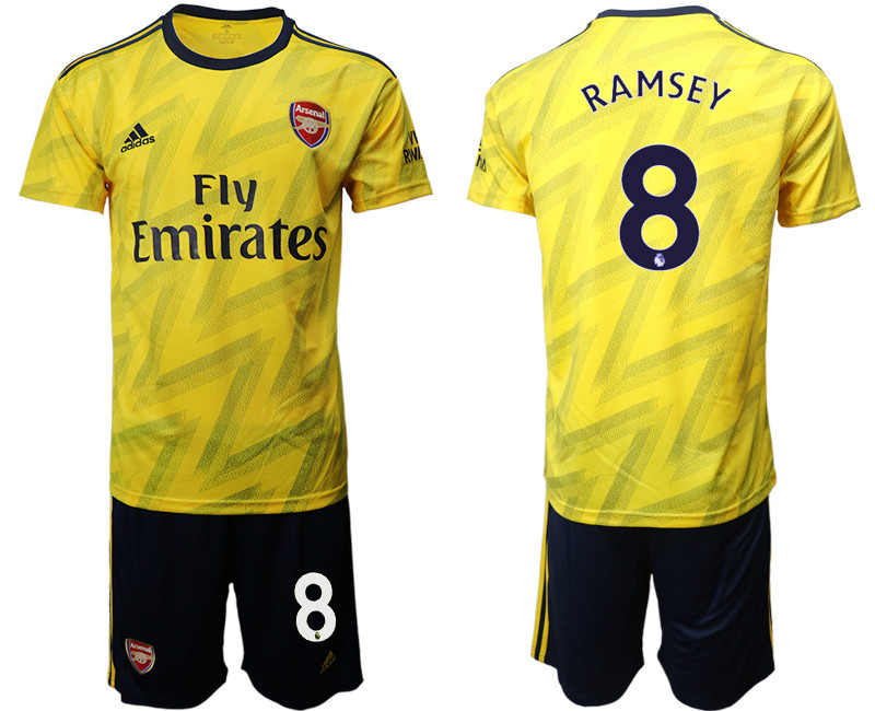 2019 20 Arsenal 8 RAMSEY Away Soccer Jersey