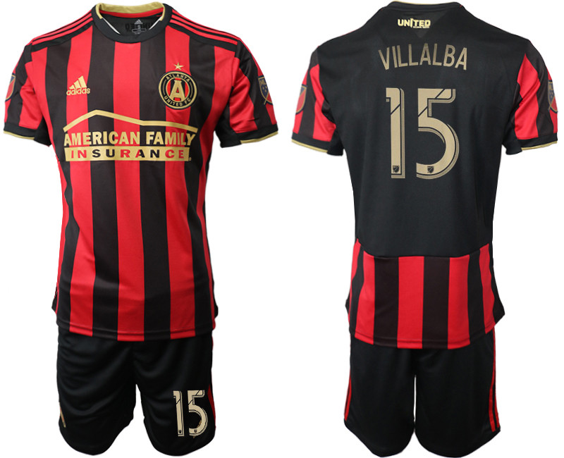 2019 20 Atlanta United FC 15 VILLALBA Home Soccer Jersey