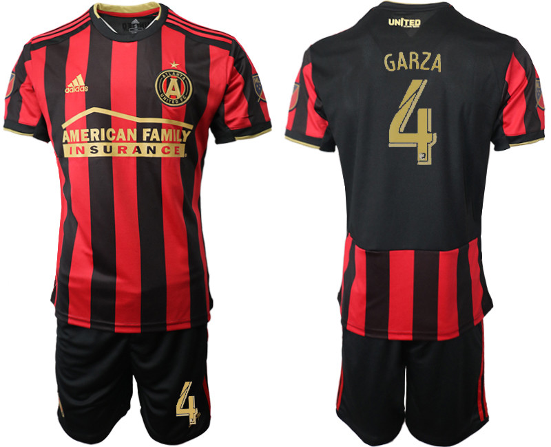 2019 20 Atlanta United FC 4 GARZA Home Soccer Jersey