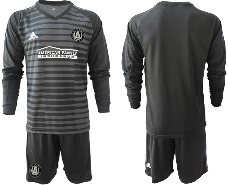 2019 20 Atlanta United FC Black Long Sleeve Goalkeeper Soccer Jersey