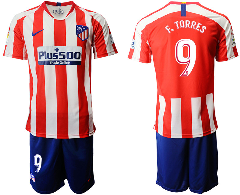 2019 20 Atletico Madrid 9 F. TORRES Home Soccer Jersey