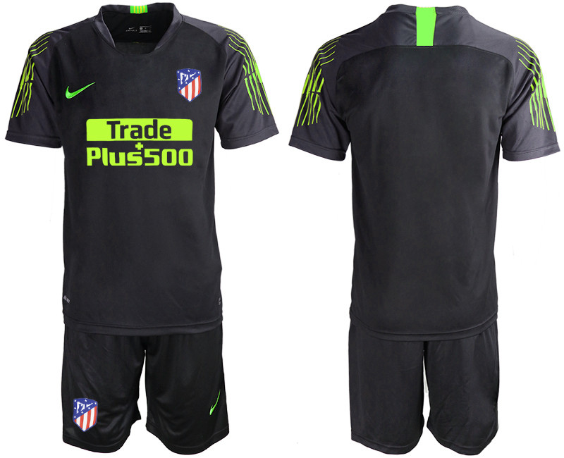 2019 20 Atletico Madrid Black Goalkeepe Soccer Jersey