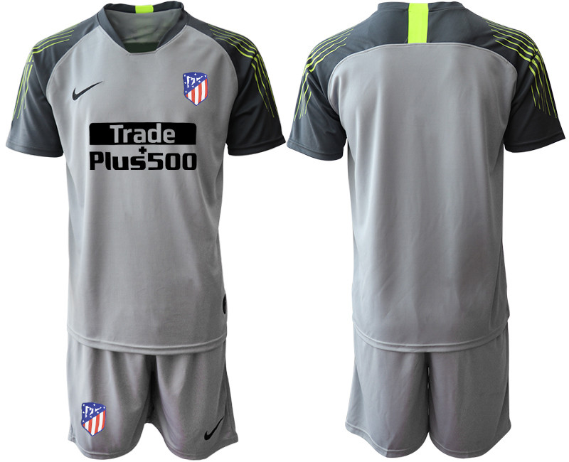 2019 20 Atletico Madrid Gray Goalkeepe Soccer Jersey