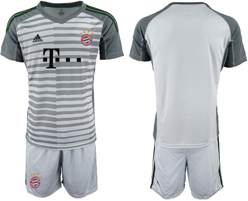 2019 20 Bayern Munchen Gray Goalkeepe Soccer Jersey