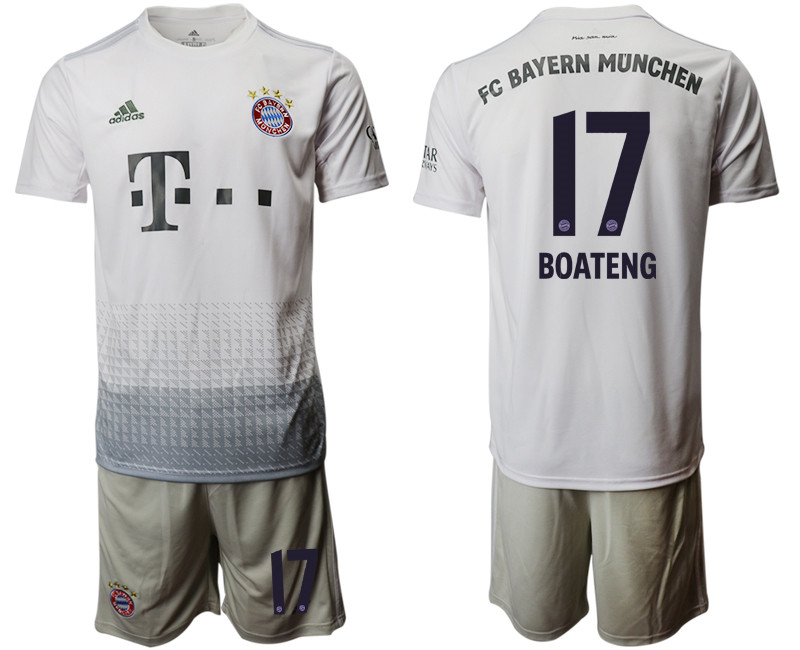 2019 20 Bayern Munich 17 BOATENG Away Soccer Jersey