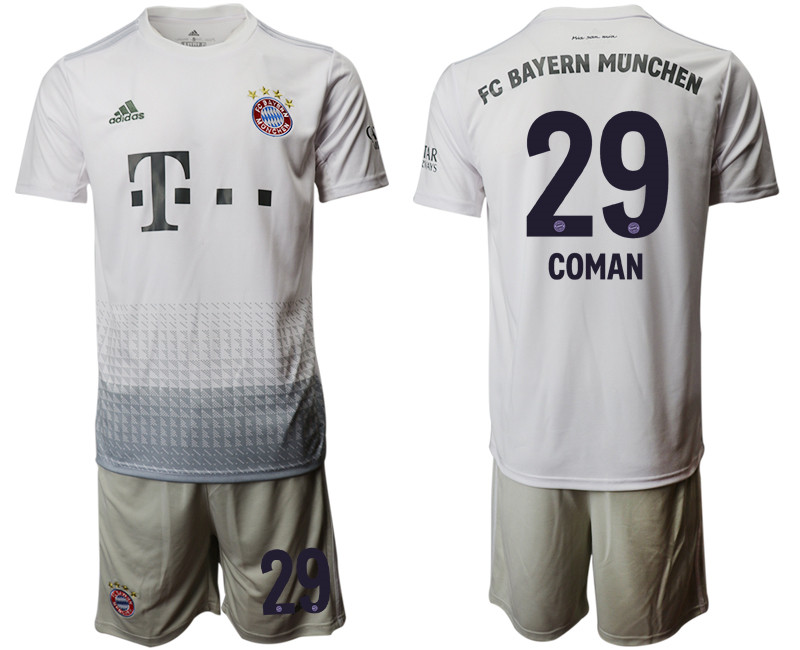 2019 20 Bayern Munich 29 COMAN Away Soccer Jersey