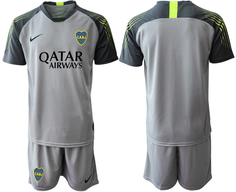 2019 20 Boca Juniors Gray Goalkeeper Soccer Jersey