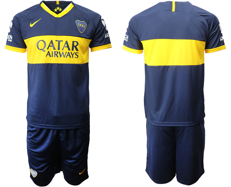 2019 20 Boca Juniors Home Soccer Jersey