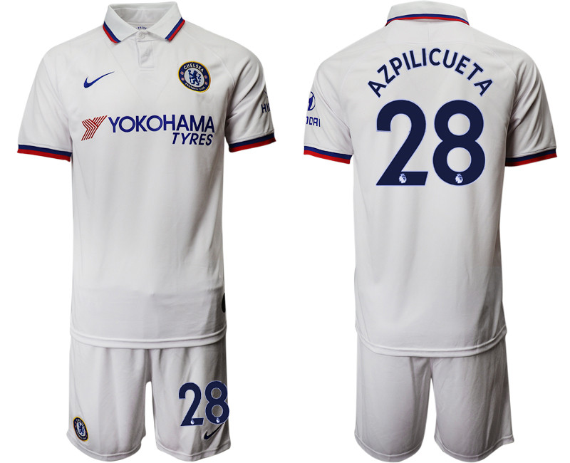 2019 20 Chelsea 28 AZPILICUETA Away Soccer Jersey