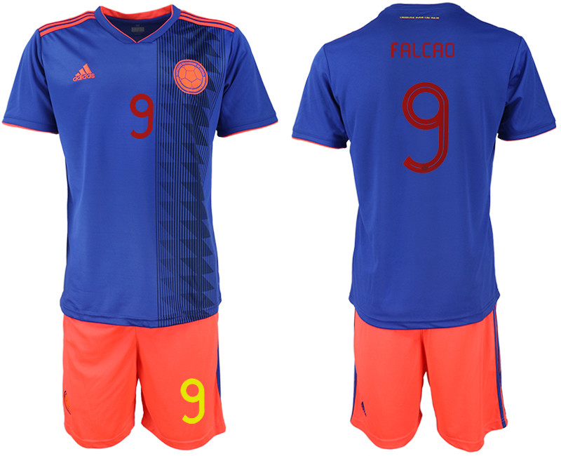 2019 20 Colombia 9 FALCAO Away Soccer Jersey