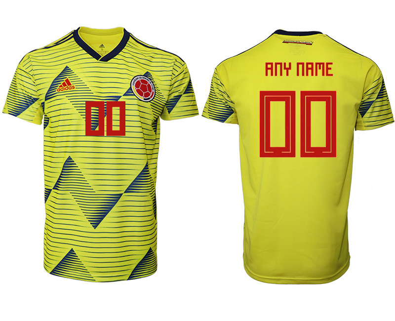 2019 20 Colombia Customized Home Thailand Soccer Jersey