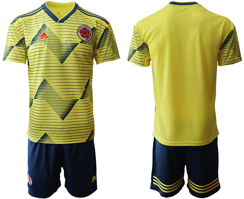 2019 20 Colombia Home Soccer Jersey