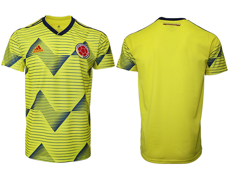2019 20 Colombia Home Thailand Soccer Jersey