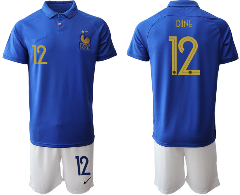 2019 20 France 12 DINE 100th Commemorative Edition Soccer Jersey