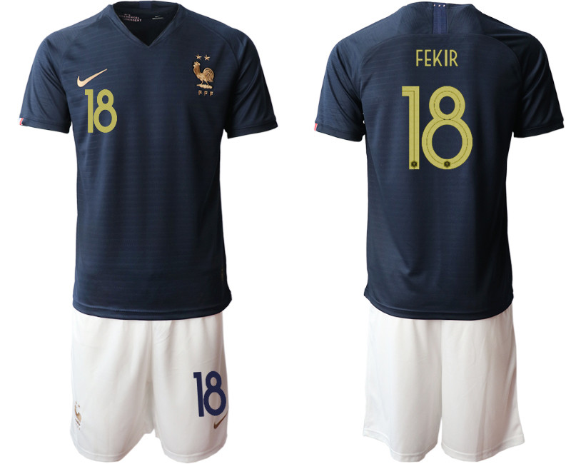 2019 20 France 18 FEKIR Home Soccer Jersey