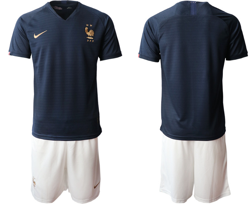 2019 20 France Home Soccer Jersey