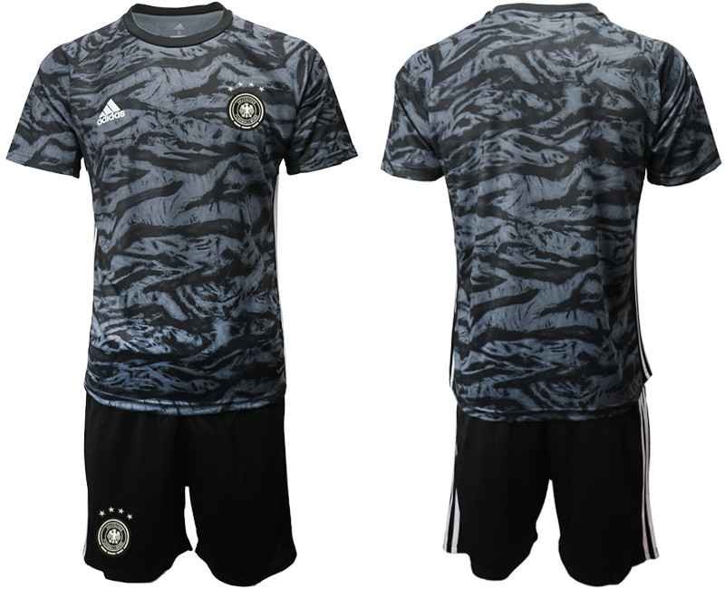 2019 20 Germany Black Goalkeeper Soccer Jersey