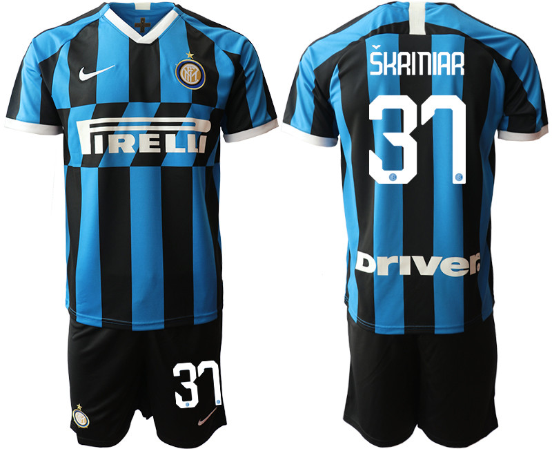 2019 20 Inter Milan 37 SKRINIAR Home Soccer Jersey