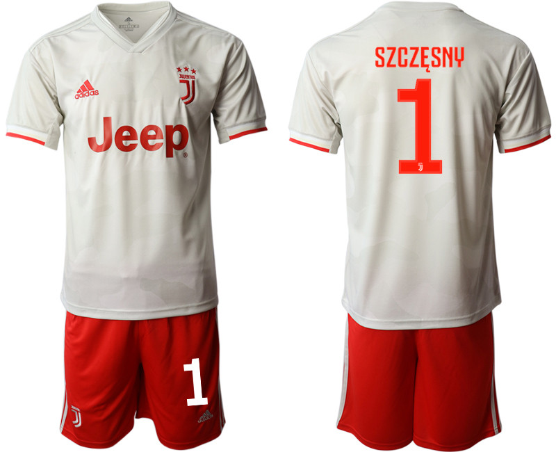 2019 20 Juventus FC 1 SZCZESNY Away Soccer Jersey