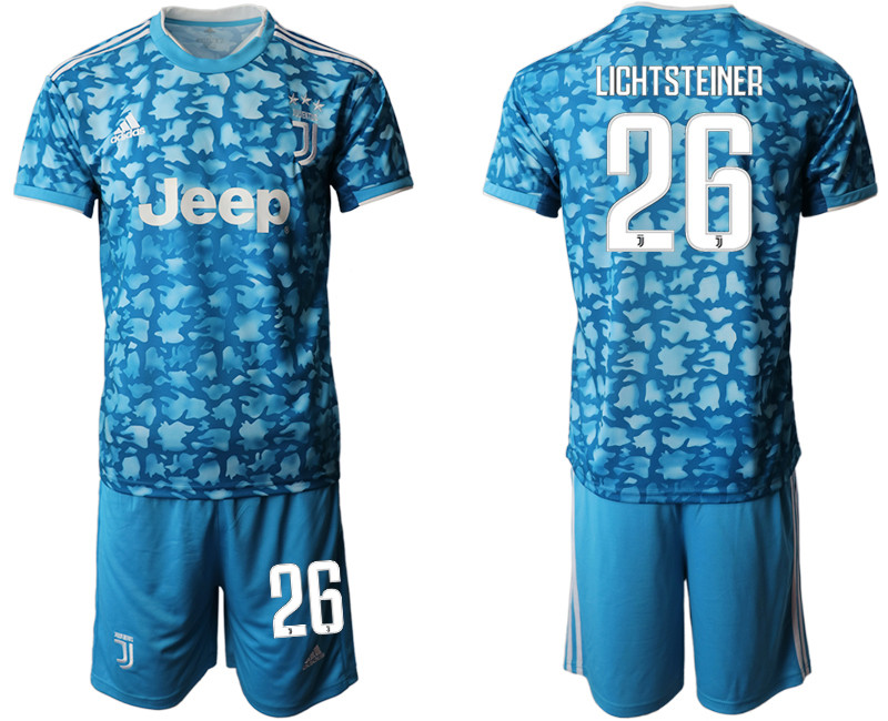 2019 20 Juventus FC 26 LICHTSTEINER Third Away Soccer Jersey