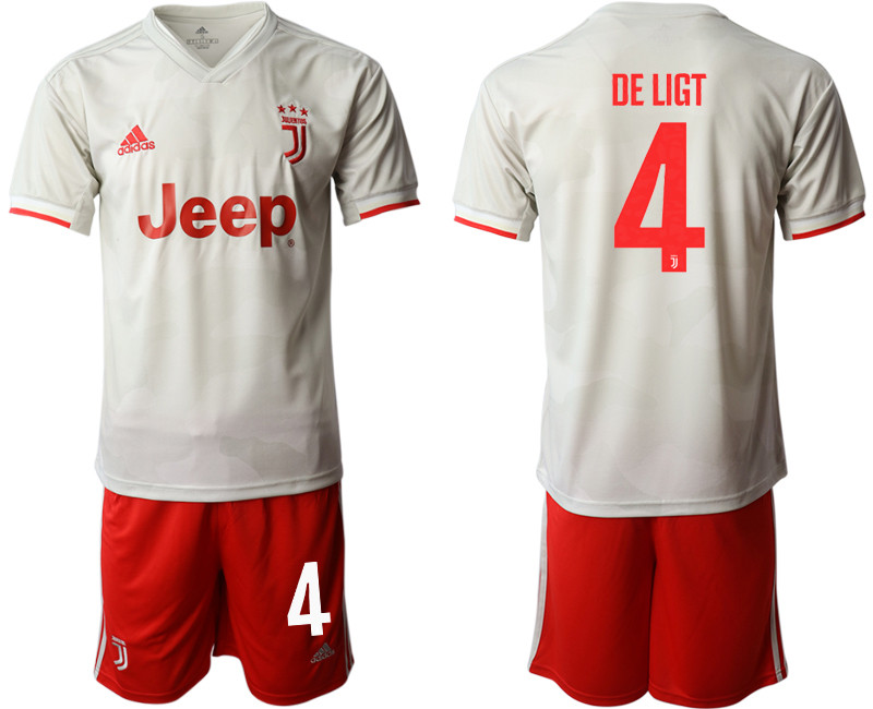 2019 20 Juventus FC 4 DE LIGT Away Soccer Jersey