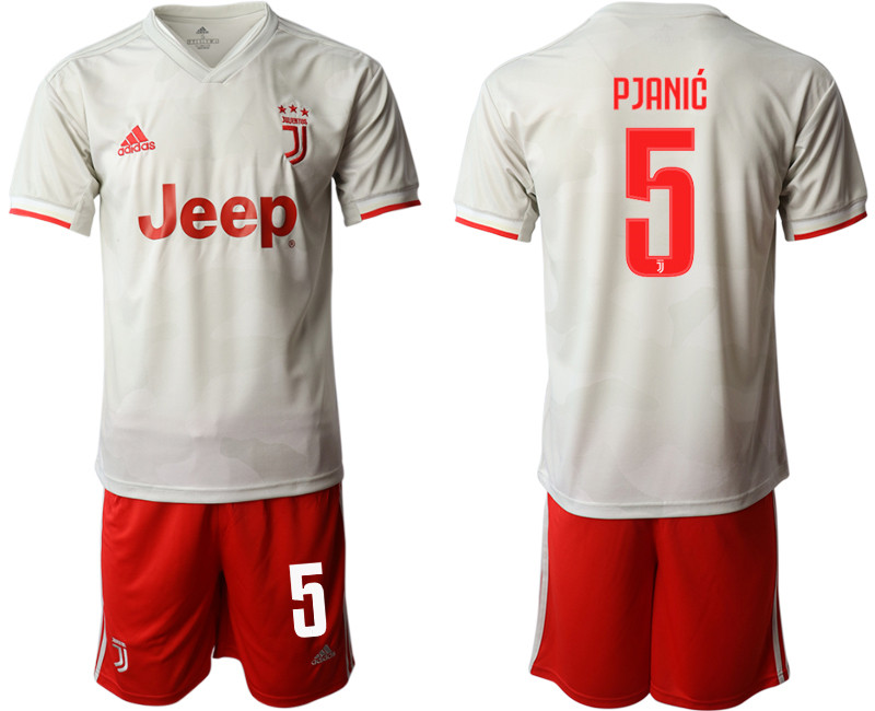 2019 20 Juventus FC 5 PJANIC Away Soccer Jersey