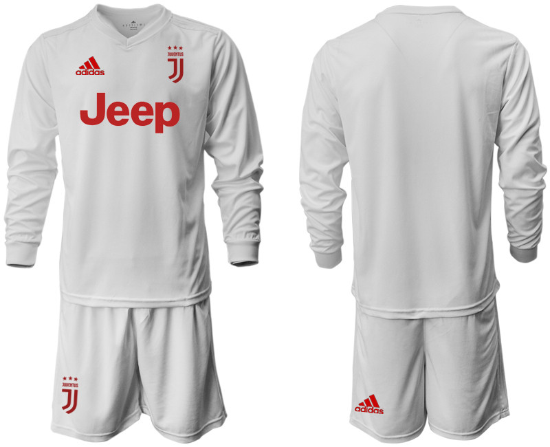 2019 20 Juventus Long Sleeve Away Soccer Jersey