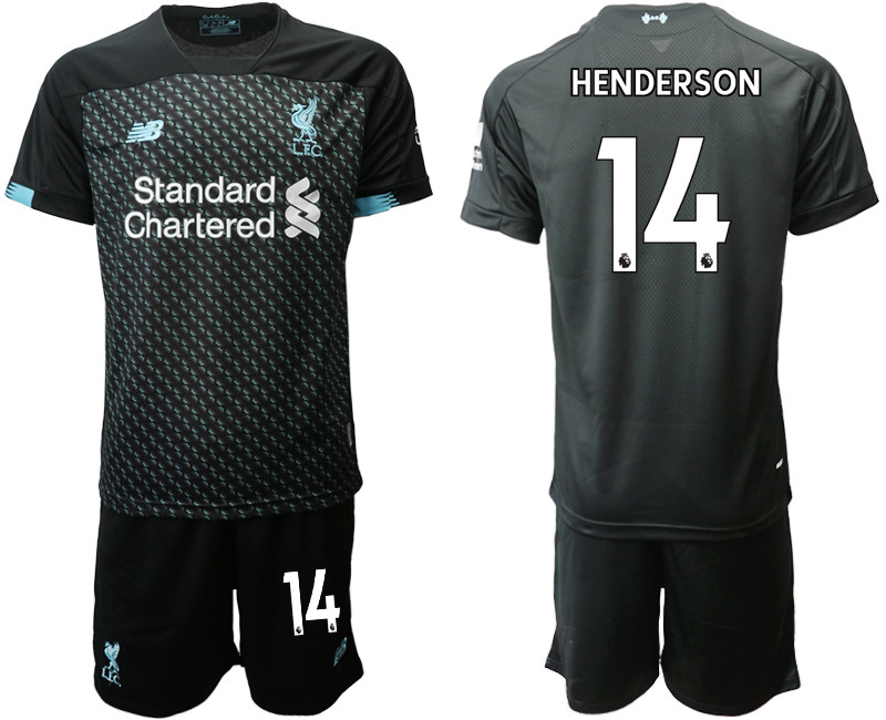 2019 20 Liverpool 14 HENDERSON Third Away Soccer Jersey