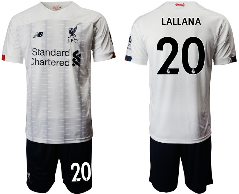 2019 20 Liverpool 20 LALLANA Away Soccer Jersey