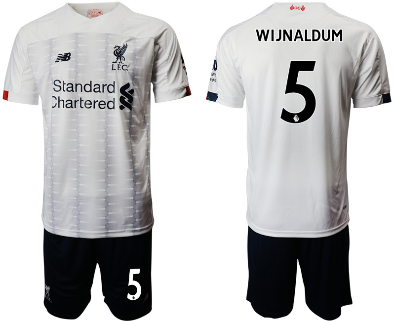 2019 20 Liverpool 5 WIJNALDUM Away Soccer Jersey