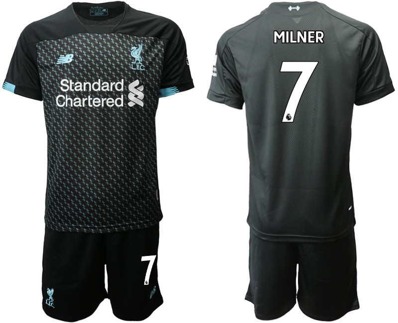 2019 20 Liverpool 7 MILNER Third Away Soccer Jersey