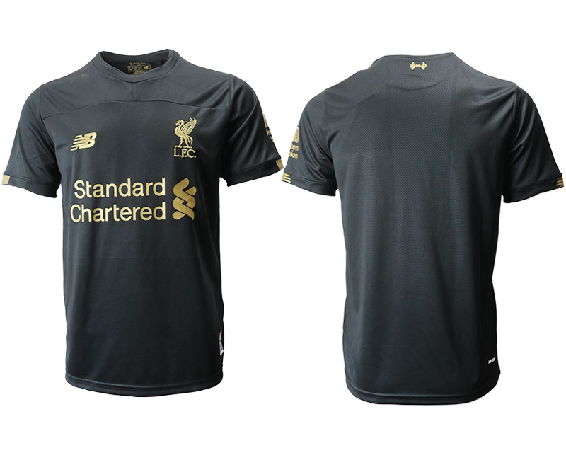 2019 20 Liverpool Black Goalkeeper Thailand Soccer Jersey