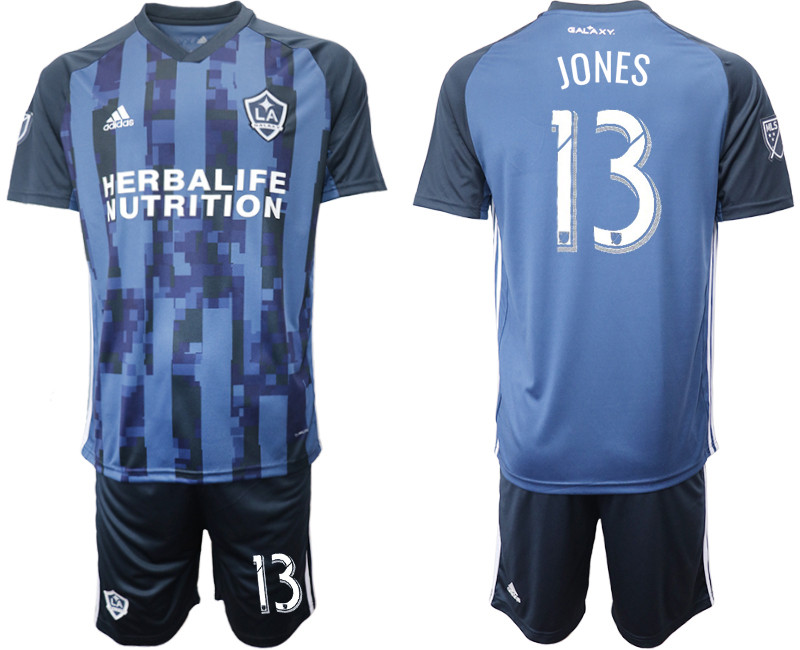 2019 20 Los Angeles Galaxy 13 JONES Away Soccer Jersey