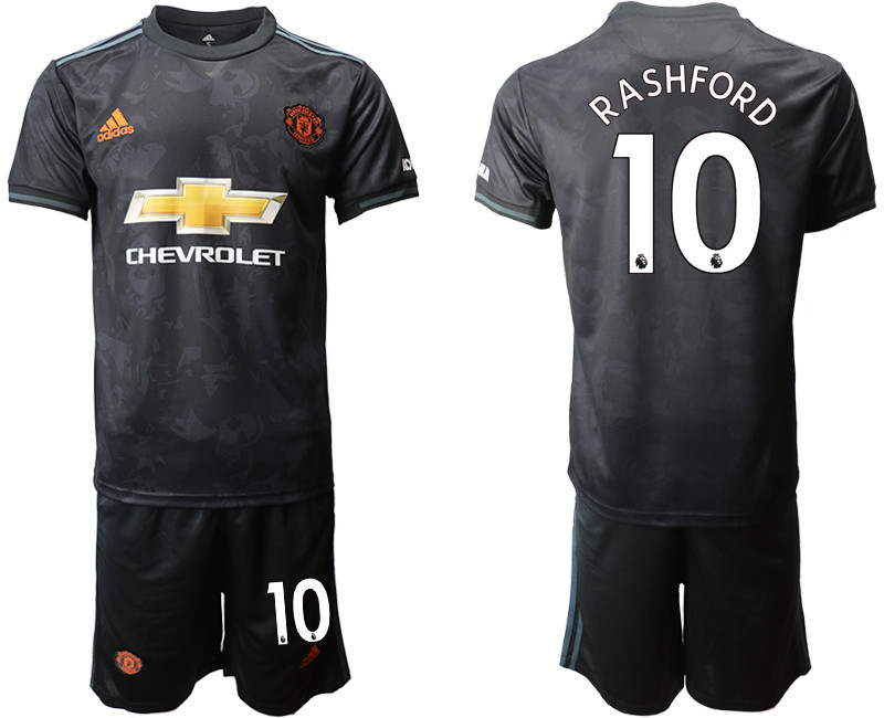 2019 20 Manchester United 10 RASHFORD Third Away Soccer Jersey