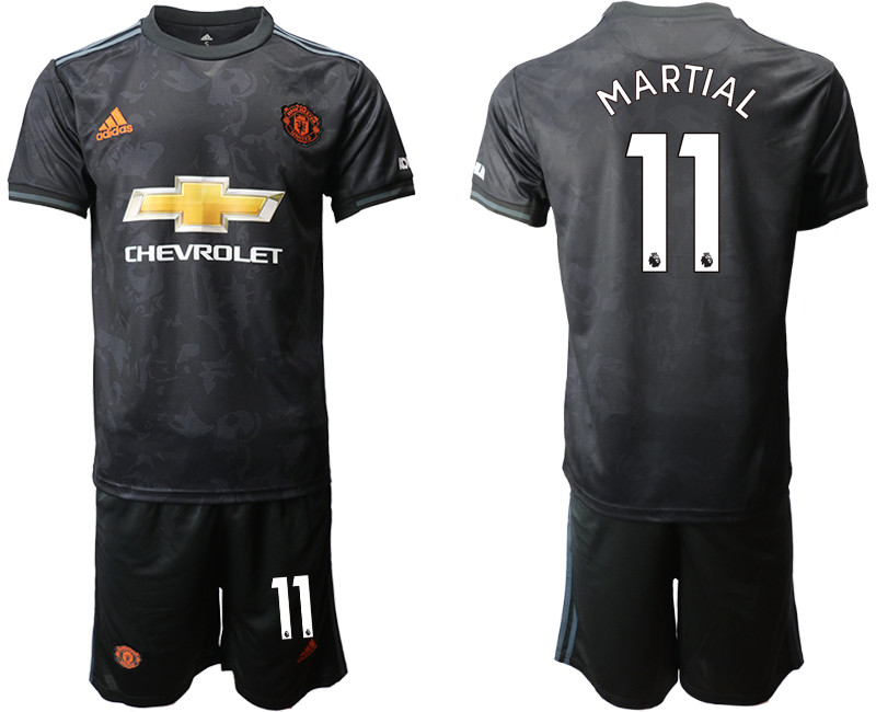 2019 20 Manchester United 11 MARTIAL Third Away Soccer Jersey