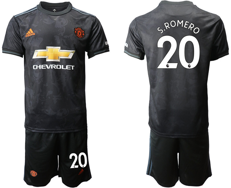 2019 20 Manchester United 20 S.ROMERO Third Away Soccer Jersey