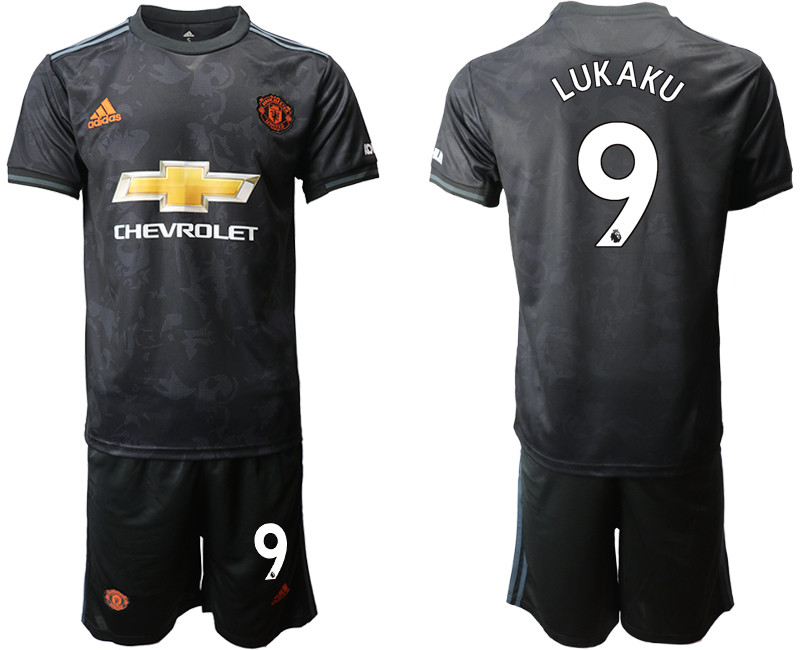 2019 20 Manchester United 9 LUKAKU Third Away Soccer Jersey