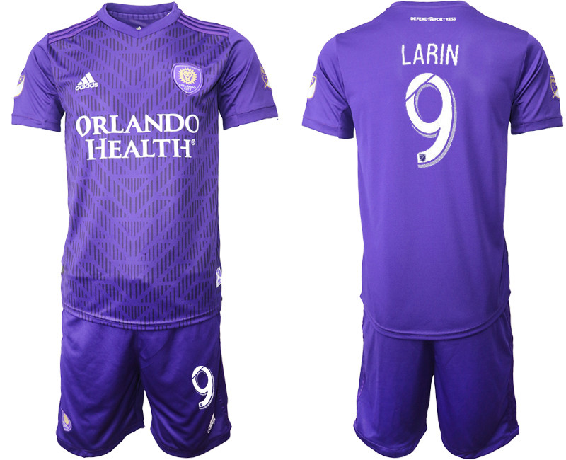 2019 20 Orlando City 9 LARIN Home Soccer Jersey