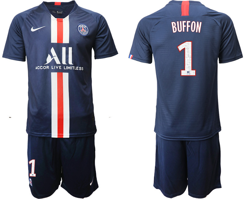 2019 20 Paris Saint Germain 1 BUFFON Home Soccer Jersey