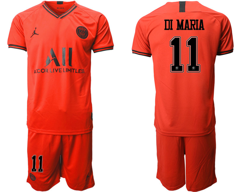 2019 20 Paris Saint Germain 11 DI MARIA Away Soccer Jersey