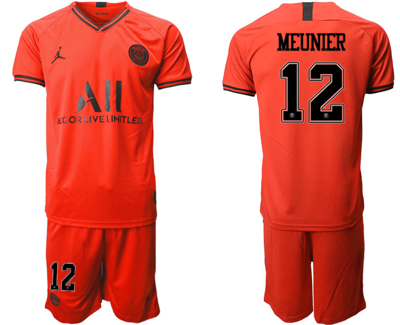 2019 20 Paris Saint Germain 12 MEUNIER Away Soccer Jersey