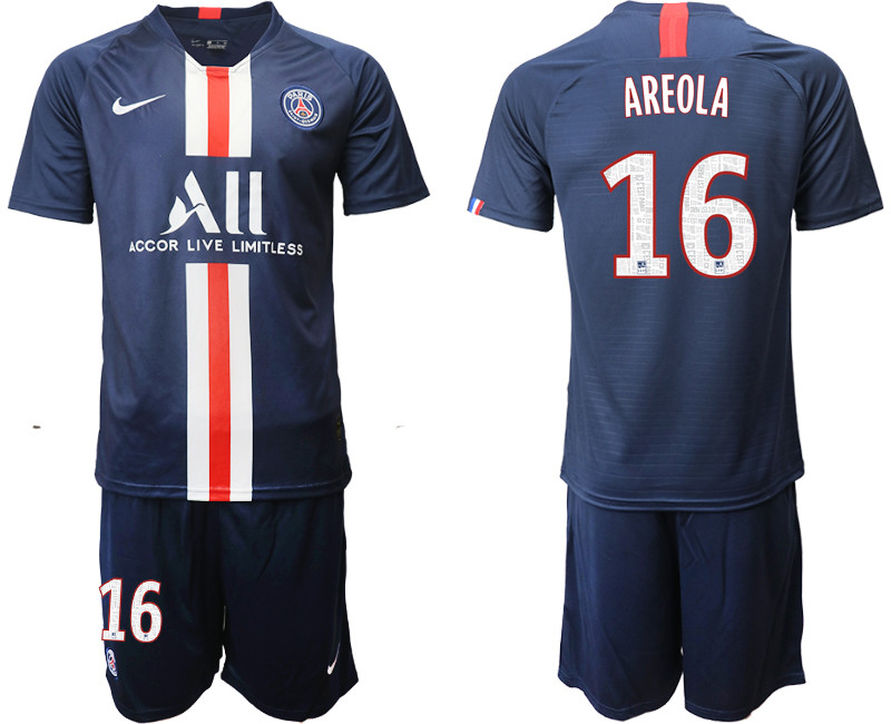 2019 20 Paris Saint Germain 16 AREOLA Home Soccer Jersey