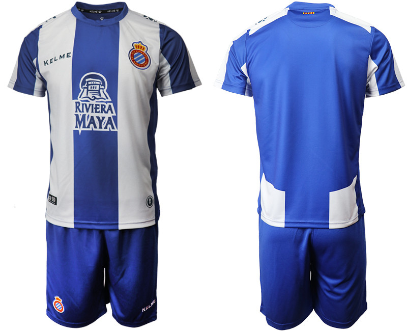 2019 20 RCD Espanyol Home Soccer Jersey