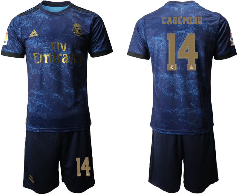 2019 20 Real Madrid 14 CASEMIRO Third Away Soccer Jersey