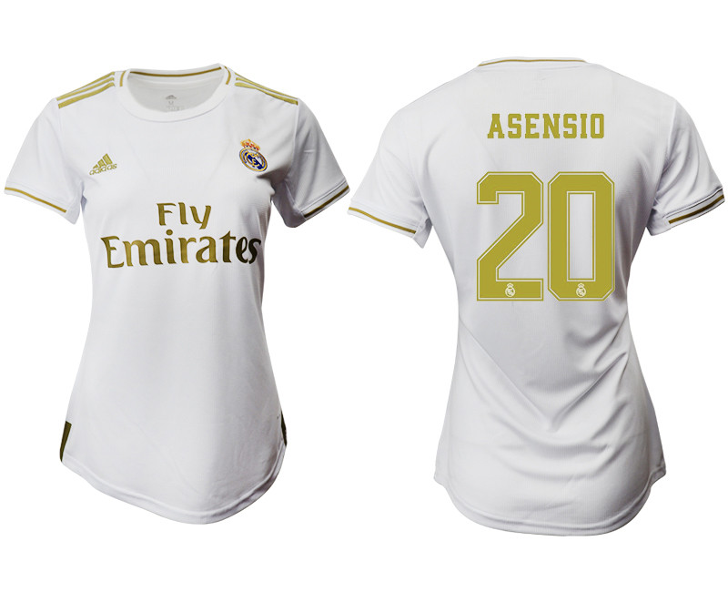 2019 20 Real Madrid 20 ASENSIO Home Women Soccer Jersey