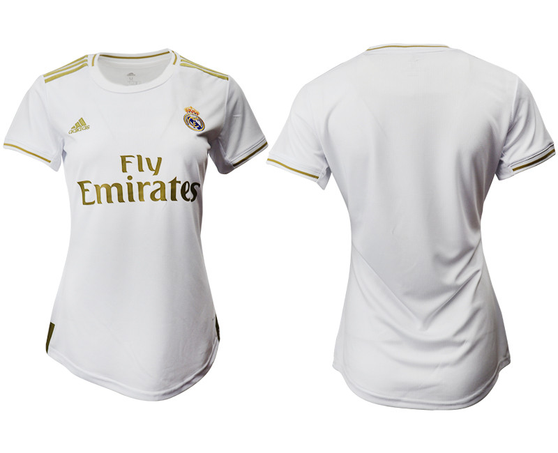 2019 20 Real Madrid Home Women Soccer Jersey